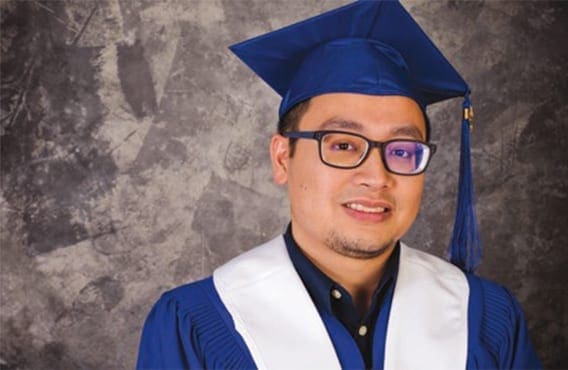 Anthony is happy with his new career and life as a Licensed Optician.