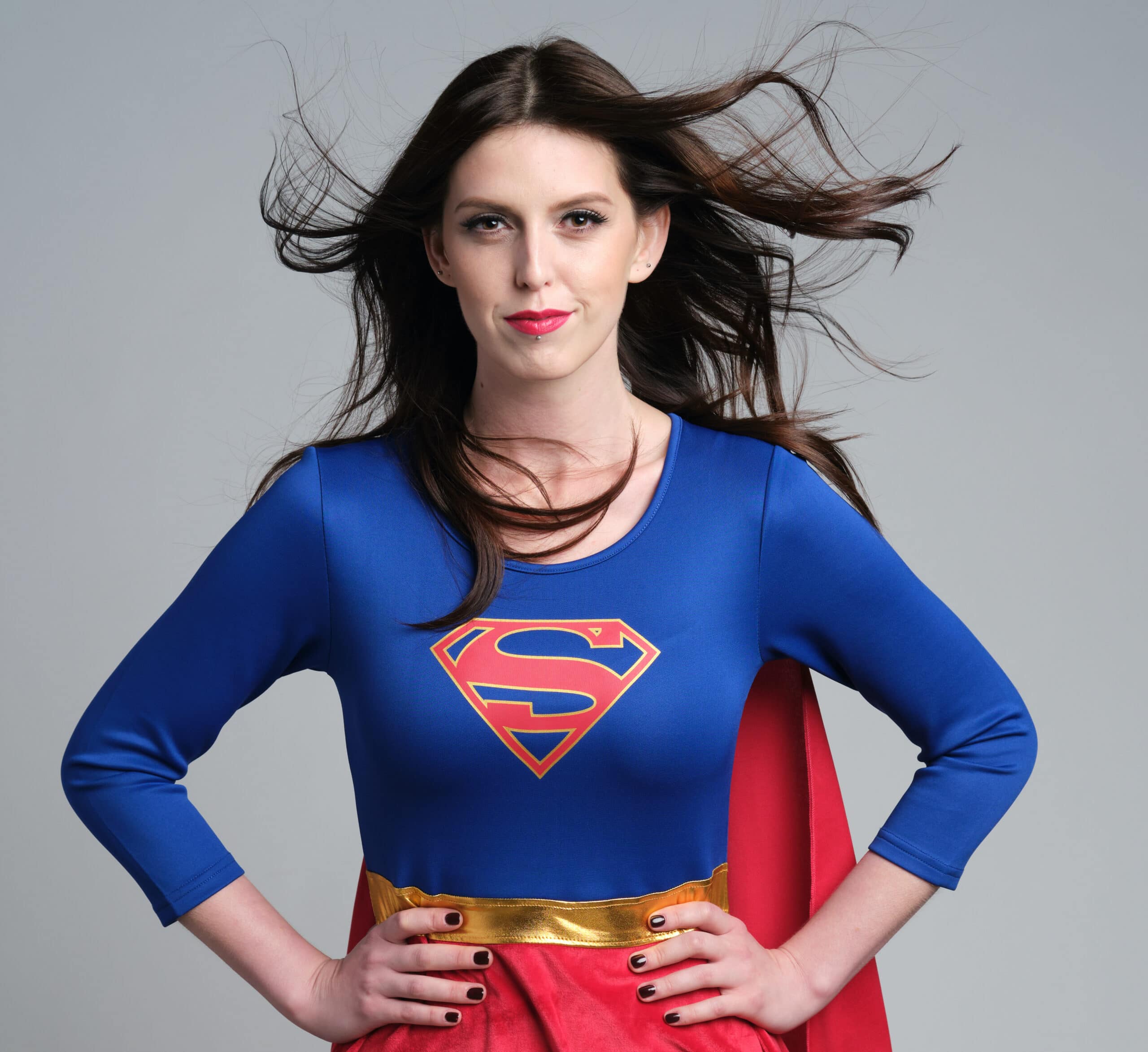 Megan as a superhero
